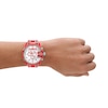 Thumbnail Image 3 of Diesel Mega Chief Men's Chronograph Silver Dial Red Enamel And Stainless Steel Bracelet Watch