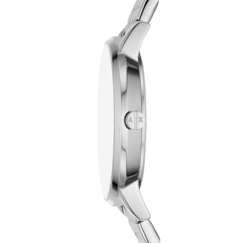 Armani Exchange Ladies' Light Pink Dial & Stainless Steel Bracelet Watch