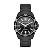 Thumbnail Image 1 of Armani Exchange Men's Black Dial & Black IP Bracelet Watch
