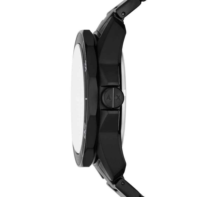 Main Image 2 of Armani Exchange Men's Black Dial & Black IP Bracelet Watch