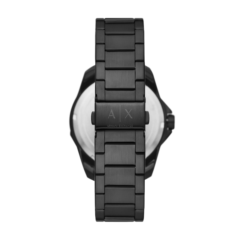 Main Image 3 of Armani Exchange Men's Black Dial & Black IP Bracelet Watch