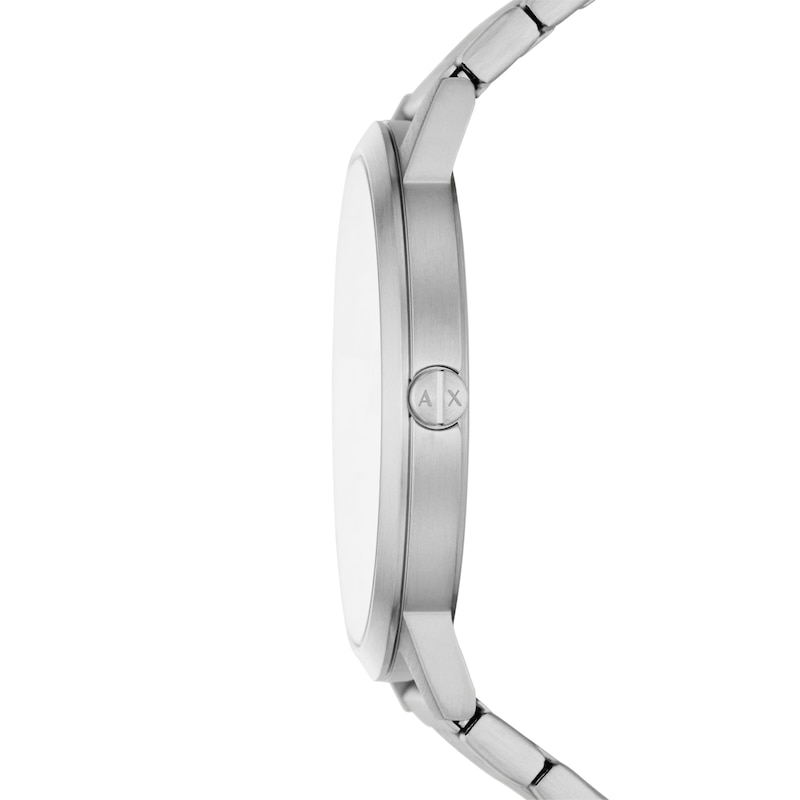 Main Image 2 of Armani Exchange Men's Silver Dial & Stainless Steel Bracelet Watch