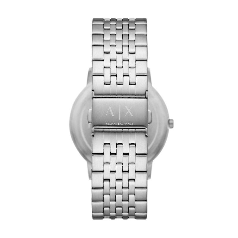 Armani Exchange Men's Silver Dial & Stainless Steel Bracelet Watch