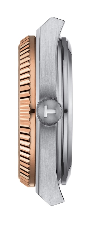 Main Image 3 of Tissot PRX Ladies' Rose Gold Bezel & Stainless Steel Bracelet Watch