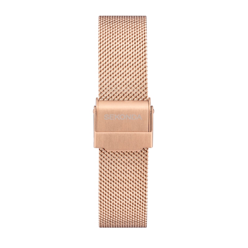 Sekonda Connect Ladies' Rose Gold Mesh Stainless Steel Strap Smart Watch
