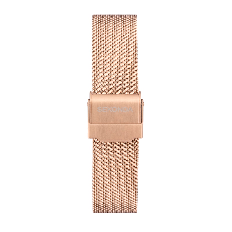 Main Image 5 of Sekonda Connect Ladies' Rose Gold Mesh Stainless Steel Strap Smart Watch