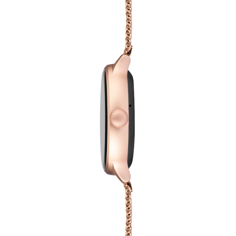 Sekonda Connect Ladies' Rose Gold Mesh Stainless Steel Strap Smart Watch