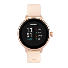 Sekonda Connect Ladies' Pink Silicone Strap Smart Watch