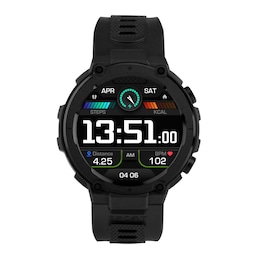 Sekonda Alpine Men's Black Plastic Strap Smart Watch