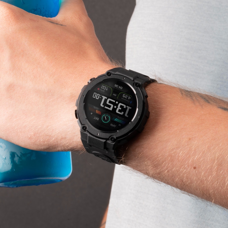 Sekonda Alpine Men's Black Plastic Strap Smart Watch