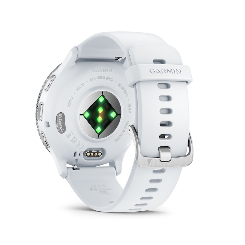 Main Image 5 of Garmin Venu 3 Whitestone with Silicone Strap Smartwatch