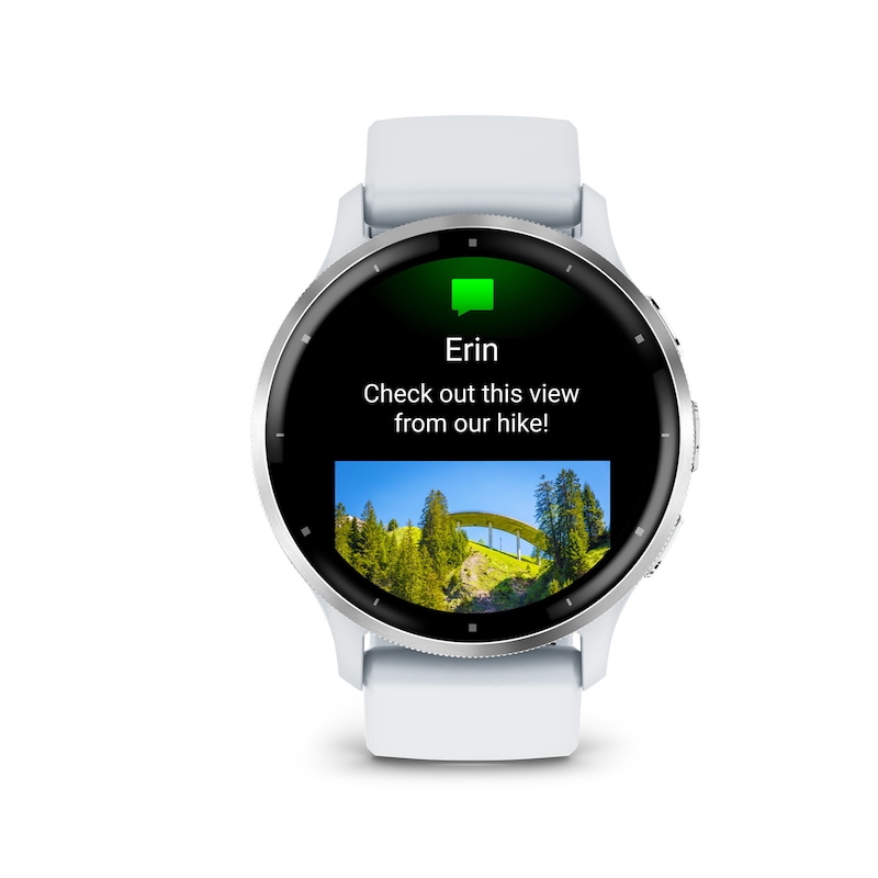 Main Image 7 of Garmin Venu 3 Whitestone with Silicone Strap Smartwatch