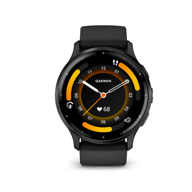 Main Image 1 of Garmin Venu 3 Black & Slate Silicone Strap Smart Watch