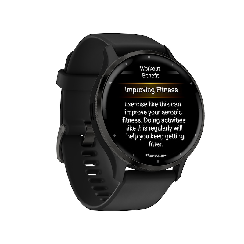 Main Image 2 of Garmin Venu 3 Black & Slate Silicone Strap Smart Watch