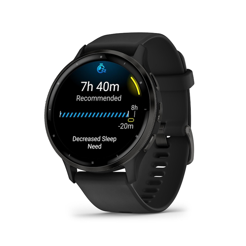 Main Image 3 of Garmin Venu 3 Black & Slate Silicone Strap Smart Watch