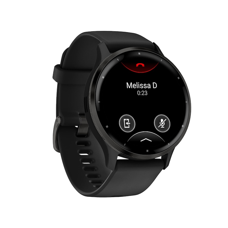 Main Image 6 of Garmin Venu 3 Black & Slate Silicone Strap Smart Watch