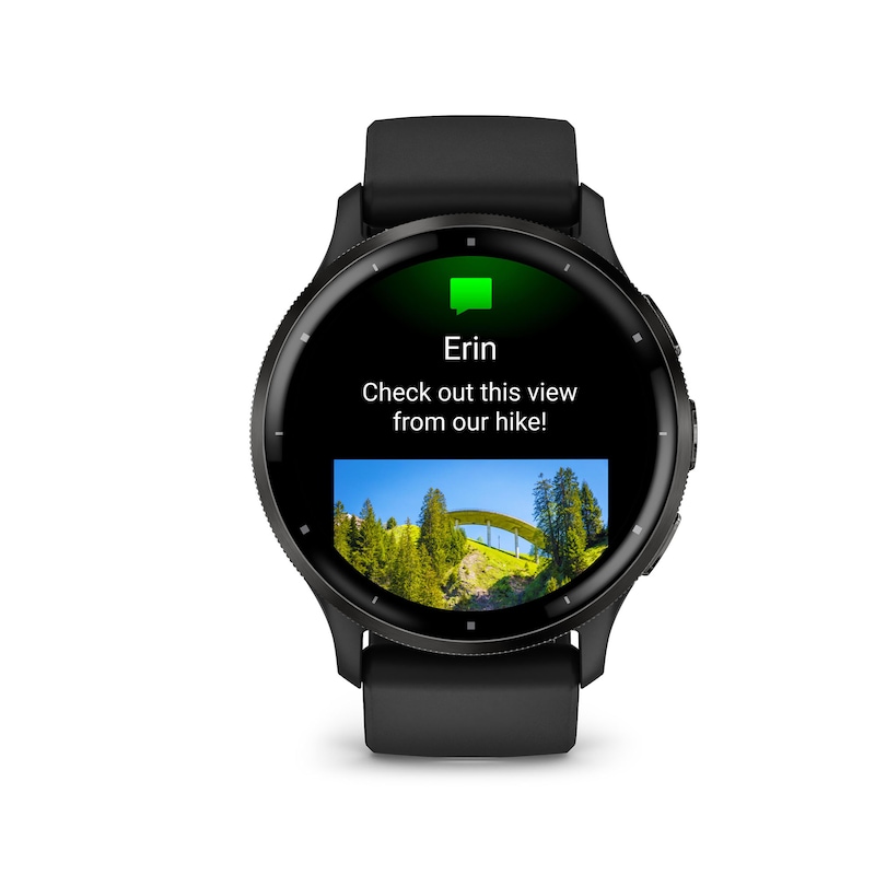 Main Image 7 of Garmin Venu 3 Black & Slate Silicone Strap Smart Watch