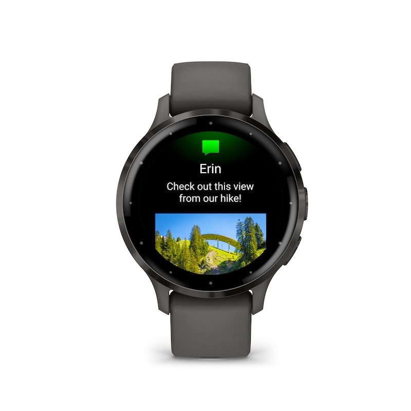 Main Image 7 of Garmin Venu 3S Pebble Grey with Slate Silicone Strap Smartwatch