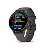 Thumbnail Image 8 of Garmin Venu 3S Pebble Grey with Slate Silicone Strap Smartwatch
