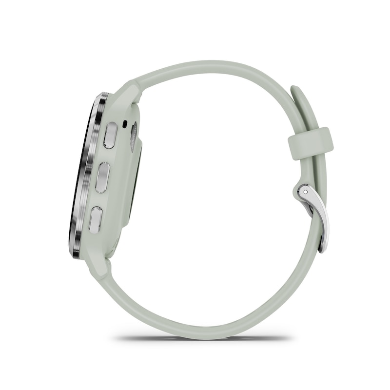 Main Image 4 of Garmin Venu 3S Sage Grey Passivated Silicone Strap Smartwatch