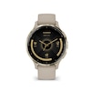 Thumbnail Image 1 of Garmin Venu 3S Ladies' French Grey And Soft Gold Silicone Strap Smartwatch