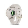 Thumbnail Image 5 of Garmin Venu 3S Ladies' Ivory And Soft Gold Silicone Strap Smartwatch