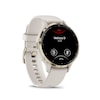 Thumbnail Image 5 of Garmin Venu 3S Ladies' Ivory And Soft Gold Silicone Strap Smartwatch