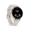 Thumbnail Image 6 of Garmin Venu 3S Ladies' Ivory And Soft Gold Silicone Strap Smartwatch