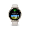 Thumbnail Image 6 of Garmin Venu 3S Ladies' Ivory And Soft Gold Silicone Strap Smartwatch