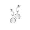 Thumbnail Image 0 of Hot Diamonds Sterling Silver Mother of Pearl Beaded Edge Drop Earrings