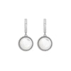 Thumbnail Image 1 of Hot Diamonds Sterling Silver Mother of Pearl Beaded Edge Drop Earrings