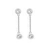 Thumbnail Image 1 of Hot Diamonds Sterling Silver Waterfall Statement Drop Earrings