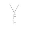Thumbnail Image 1 of Hot Diamonds Sterling Silver Diamond Set Micro 'F' Pendant Necklace