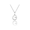 Thumbnail Image 1 of Hot Diamonds Sterling Silver Diamond Set Micro 'G' Pendant Necklace