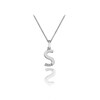 Thumbnail Image 1 of Hot Diamonds Sterling Silver Diamond Set Micro 'S' Pendant Necklace