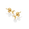 Thumbnail Image 2 of Hot Diamonds X Jac Jossa 18ct Yellow Gold Plated Mother Of Pearl Stud Earrings