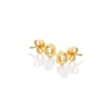 Thumbnail Image 0 of Hot Diamonds X Jac Jossa 18ct Yellow Gold Plated Hexagon White Topaz Stud Earrings