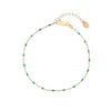 Thumbnail Image 1 of Hot Diamonds X Jac Jossa 18ct Yellow Gold Plated Turqioise Ocean Bracelet