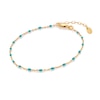 Thumbnail Image 2 of Hot Diamonds X Jac Jossa 18ct Yellow Gold Plated Turqioise Ocean Bracelet