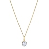 Thumbnail Image 1 of 9ct Yellow Gold Cubic Zirconia Pendant