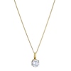 Thumbnail Image 0 of 9ct Yellow Gold Cubic Zirconia Pendant