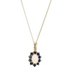 Thumbnail Image 1 of 9ct Yellow Gold Sapphire Opal Pendant