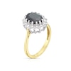 Thumbnail Image 2 of 9ct Yellow Gold Sapphire & Diamond Ring