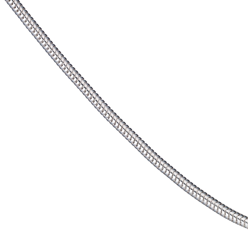 Main Image 1 of Sterling Silver 18" Dainty Snake Chain