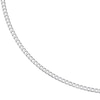 Thumbnail Image 2 of Sterling Silver 20" Flat Curb Chain