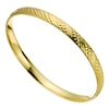 Thumbnail Image 0 of 9ct Yellow Gold Textured Bangle