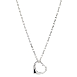 Sterling Silver Mini Heart Pendant Necklace