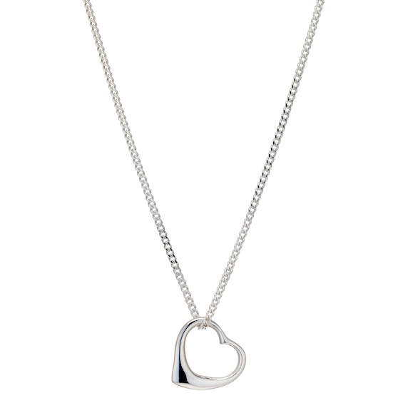 Sterling Silver Mini Heart Pendant Necklace