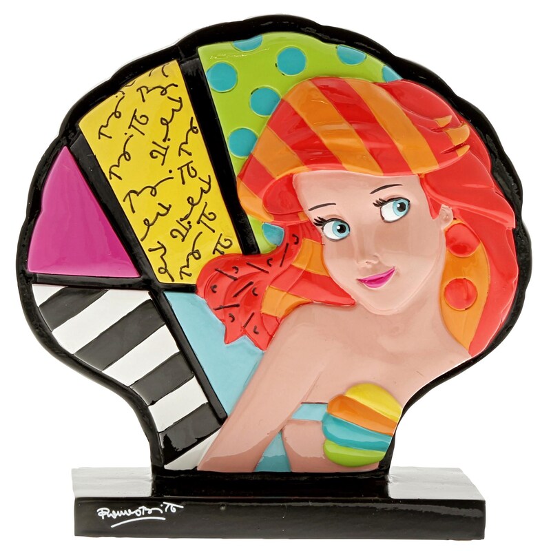 Main Image 1 of Disney Britto Ariel Shell Icon Figurine