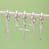 Thumbnail Image 1 of Ania Haie Sterling Silver Cubic Zirconia Huggie Hoop Earrings